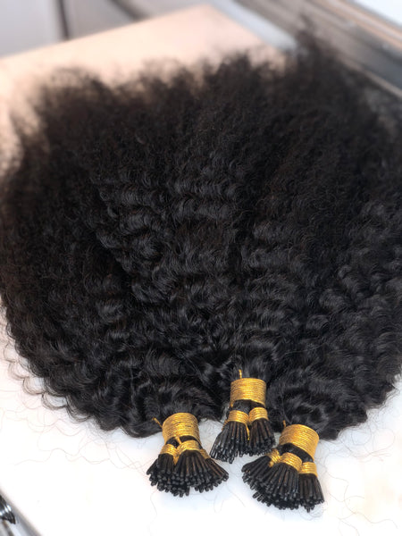 Posh Afro Curly iTip Extensions (4B/4C)