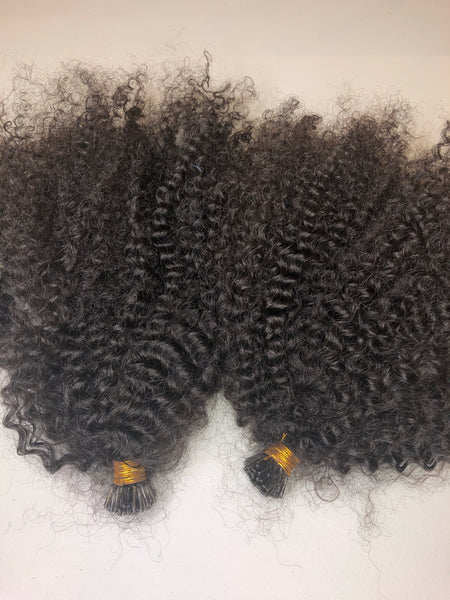 Posh Afro Curly iTip Extensions (4B/4C)